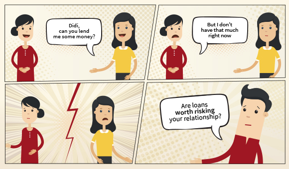 How smart is it to borrow from your friends and family?