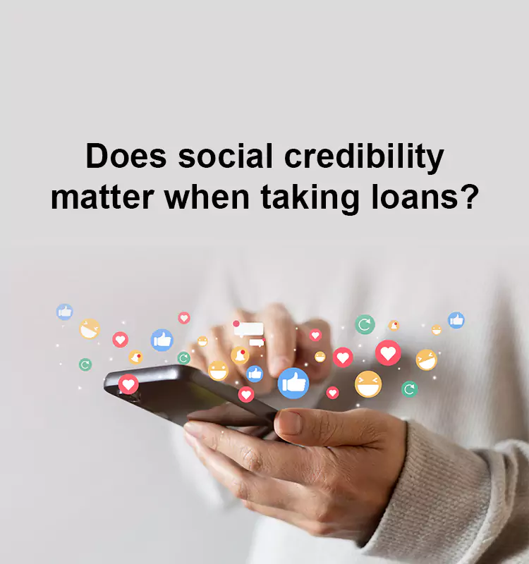 Does social credibility matter when taking loans?