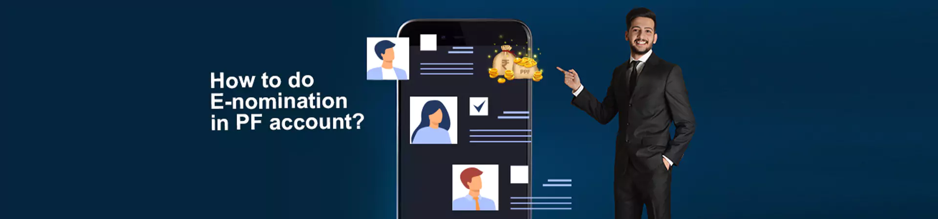 How to do E-nomination in PF account?