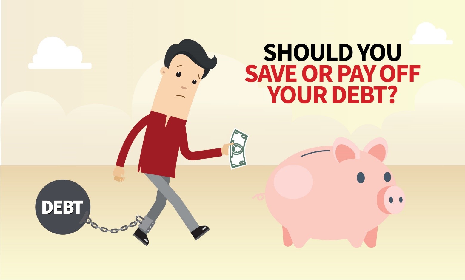 Should you save or pay off your debt